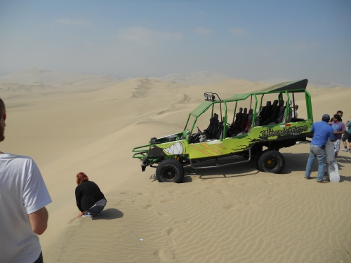 Sand buggy in Peru